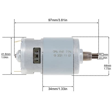 V Tr Min Moteur Rs Avec Deux Vitesses Dents Et