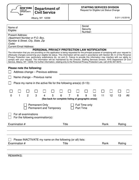 Form S 211 Fillable Printable Forms Free Online