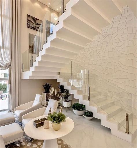 Como Decorar Sua Casa On Instagram Escada Deslumbrante Em Porcelanato