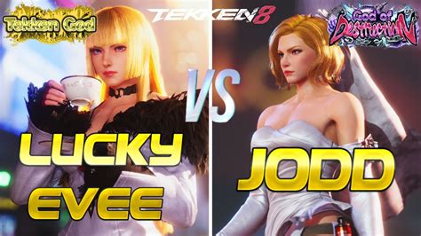 Tekken 8 LUCKY EVEE Rank 1 Lili Vs Fate JODD Rank 1 Nina Ranked