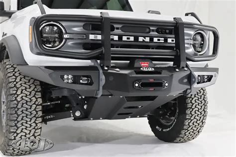 21 24 Bronco Lod Black Ops Full Width Winch Front Bumper