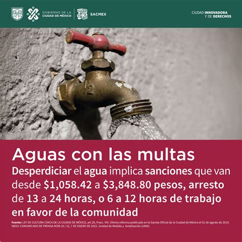 Cu Les Son Las Multas Por Desperdiciar Agua En Cdmx Durante Semana Santa