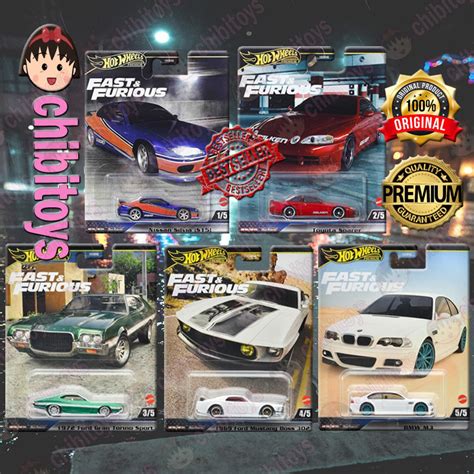 Jual Hot Wheels Premium Fast Furious Lot F Set NISSAN SILVIA SOARER MUSTANG GRAND