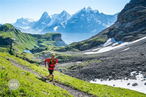 Running or hiking Lauterbrunnen to Kandersteg, Switzerland