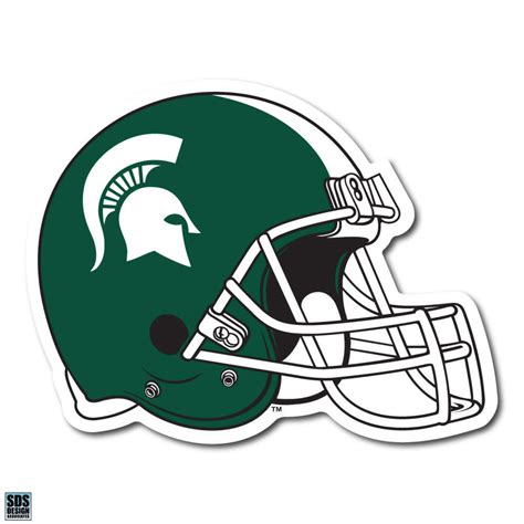 MSU Decal Dizzlers 2'' Football Helmet - The Split Mitt