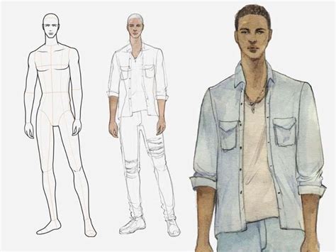 Poses For Fashion Illustration Mens Ideedaprodurre