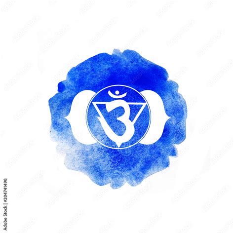 Ajna chakra watercolor design illustration. Stock Photo | Adobe Stock