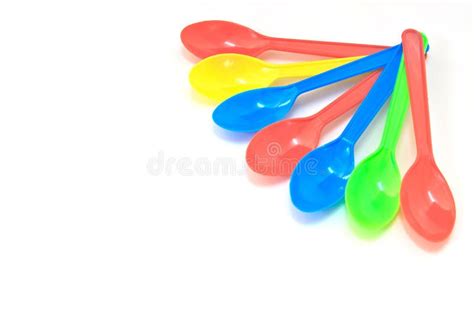 Colorful Spoon Plastic Stock Photo Image Of Isolated 38279012