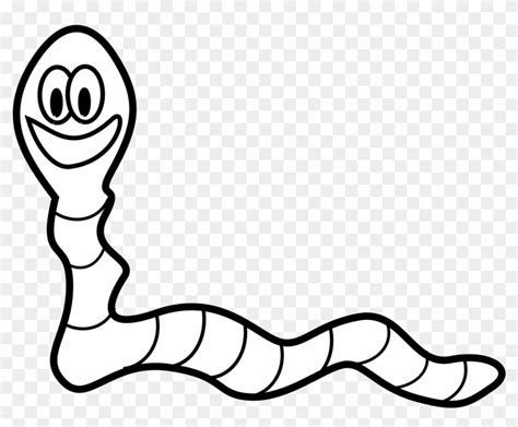 Earth Worm Clip Art - Worms Coloring Page - Free Transparent PNG Clipart Images Download