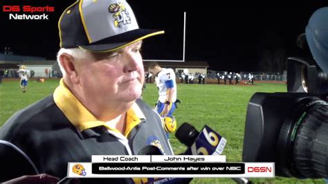 2012 Head Coach John Hayes Bellwood Antis Post Game After Win Over Nbc