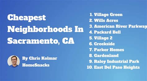 10 Cheapest Sacramento Ca Neighborhoods To Live In 2024 Homesnacks