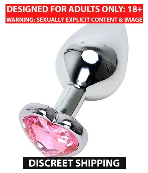 Heart Shaped Annal Plug Stainless Steel Jewelry Sex Toys For Woman Men