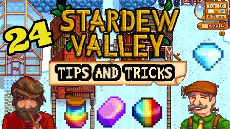 Stardew Valley Beginner Tips And Tricks Youtube