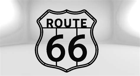 Route 66 Svg Dxf Png Files Route 66 Road Famous Etsy