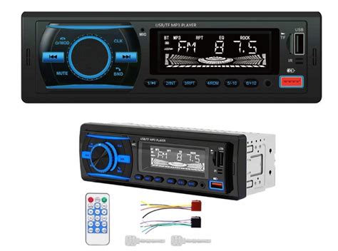 RADIO SAMOCHODOWE BLUETOOTH 1 DIN AUX USB SD PILOT Sklep Opinie