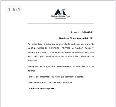 Gabriela Malinar On Twitter Celebramos La Decisi N De La Fiscal A