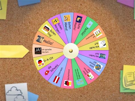 Lektion Wortschatz Conversational Course A Spin The Wheel