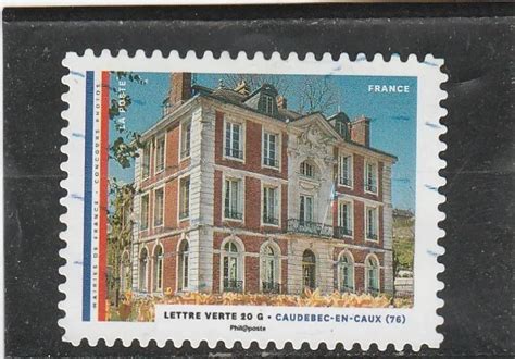 L6775 FRANCE TIMBRE AUTOADHESIF N 1208 De 2015 Mairie Caudebec En