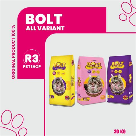 Jual Makanan Kucing Murah BOLT 20kg All Variant GRAB GOSEND