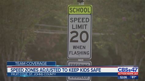 Speed limit decreased in St. Johns County school zones