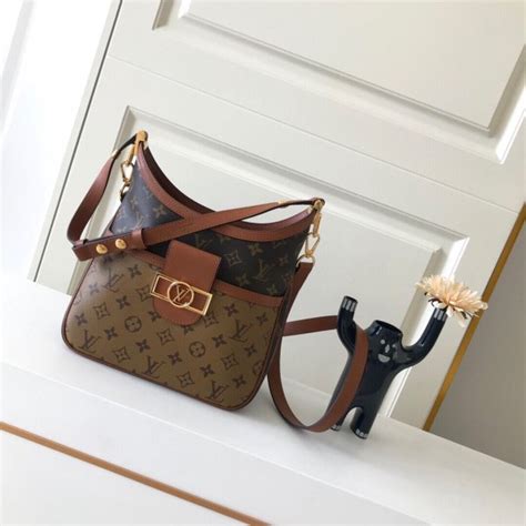 Louis Vuitton Replik Hobo Dauphine PM Monogramm In M45194 Brown