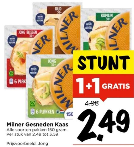 Milner Kaasplakken Folder Aanbieding Bij Vomar Details