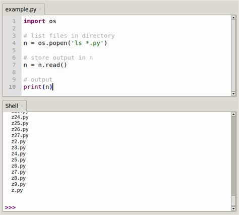 Python System Command Python