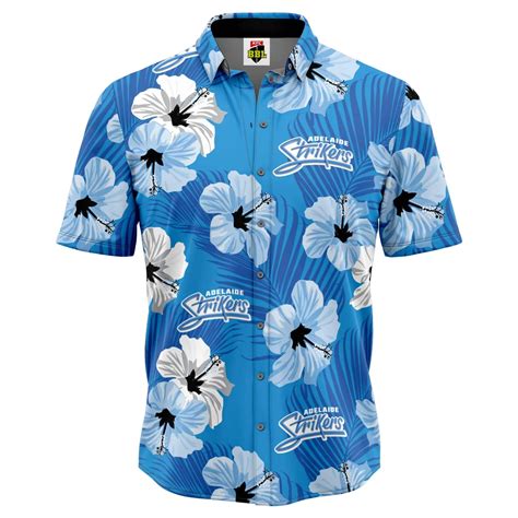 Adelaide Strikers BBL Adults Aloha Party Shirt | Blue