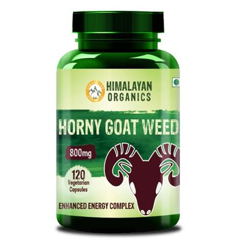 Buy Himalayan Organics Horny Goat Weed 800 Mg Vegetarian Capsule 120 S