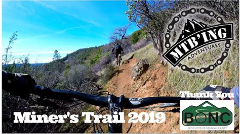 Miners Trail 2019 Nevada City Ca Mountain Biking Youtube