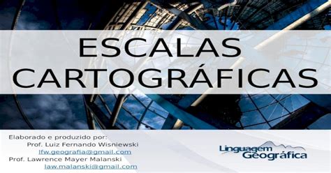 Escalas Cartogr Ficas E Exerc Cios Pptx Powerpoint