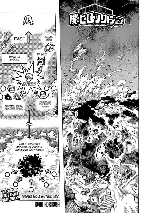 My Hero Academia Chapter 385 My Hero Academia Manga Online