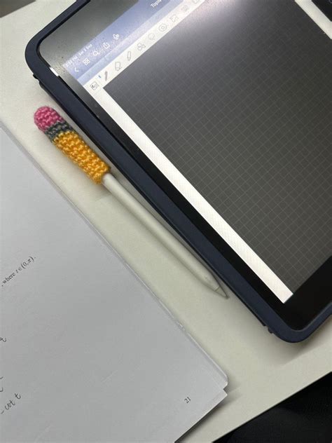 Crochet Apple Pencil Sleeve Hobbies And Toys Stationery And Craft Handmade Craft On Carousell