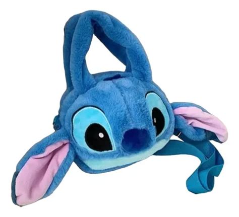 Bolsa Feminina Lilo Stitch Peluda Fofa Ziper E Al A Parcelamento