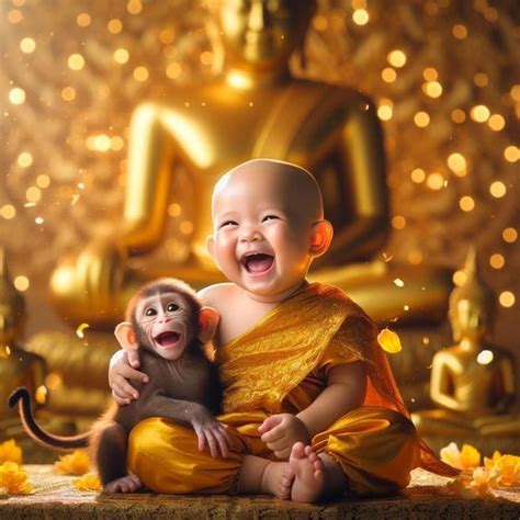 The endearing interactions between the baby and the monkey are ...