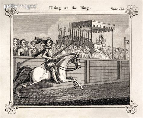 Elizabethian man jousting at the Ring, Quintain, History of Medieval sports 이미지 (1496186467 ...