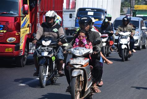 Pemudik Motor Pantura Antara Foto