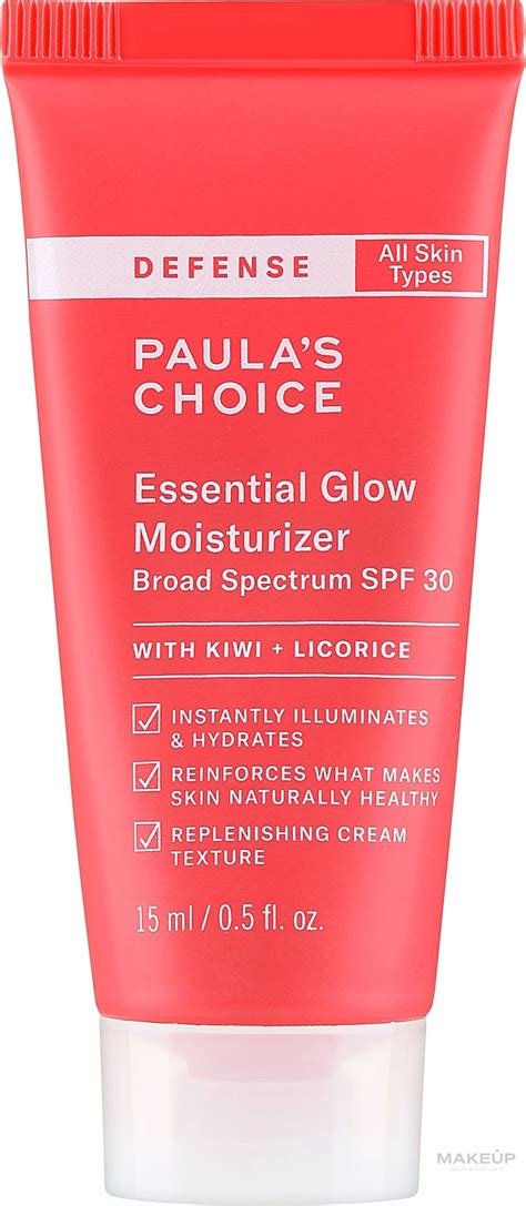 Moisturizing Sunscreen Paula S Choice Defense Essential Glow