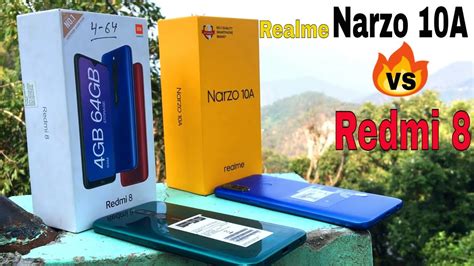 Realme Narzo 10A Vs Redmi 8 Unboxing Review And Comparison YouTube