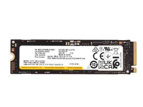 Samsung PM9A1 MZ-VL22T0A SSD 2 TB PCIe 4.0 X4 (NVMe) DELL OEM Refurbished