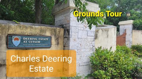 Grounds Tour Of Historic Deering Estate At Cutler Gardens Dock And