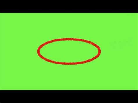 Red Marker Oval Circling Green Screen Youtube