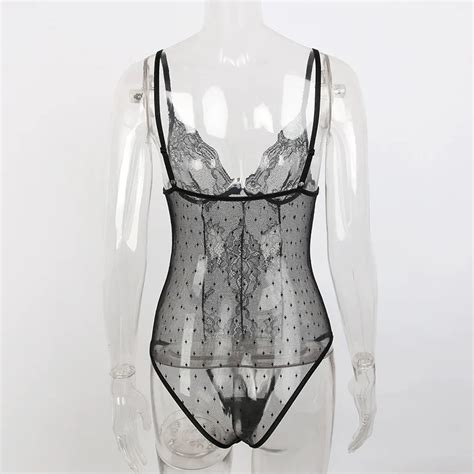 High Level Women Lace Bodysuit Sexy Lingerie LB G