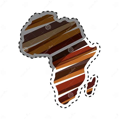 Africa Map Silhouette Stock Vector Illustration Of Safari 81717657