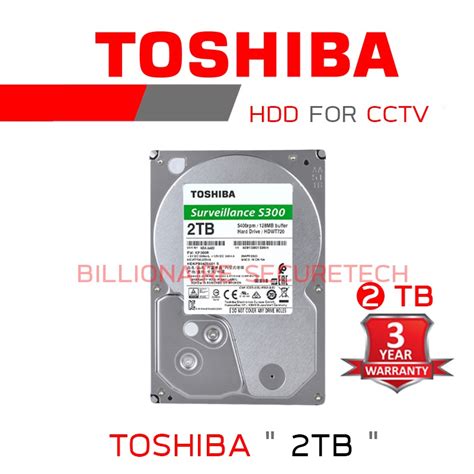 Toshiba S Hdwt Harddisk For Cctv Tb Rpm Mb Sata