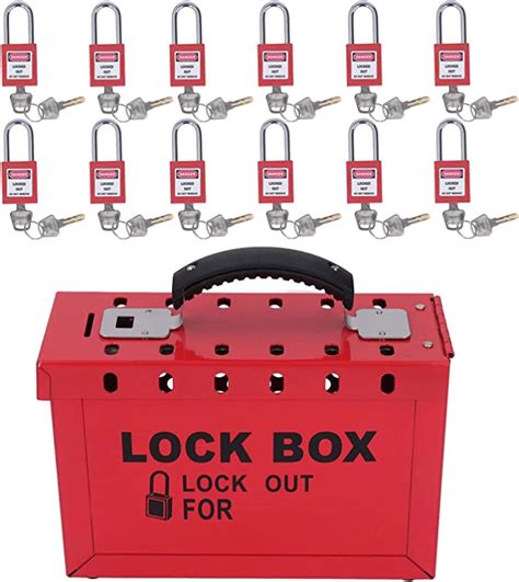 Lockout Tagout Lock Box Portable Steel Group Lockout Tagout Box