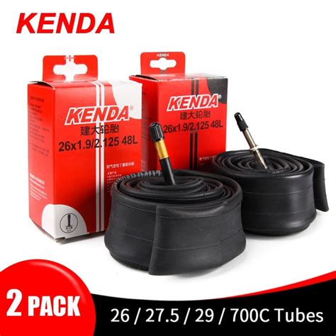 2PCS Kenda Bike Inner Tube For Mountain Road Bike Tire Presta Schrader