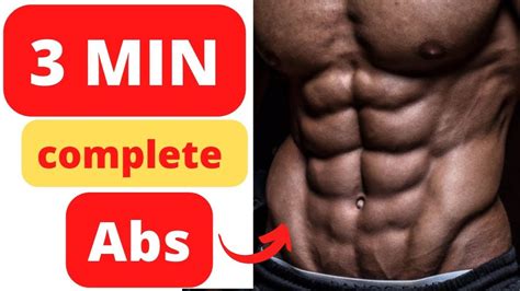 Complete Abs Workout At Home 3 Min Perfect Sixpack Workout Six