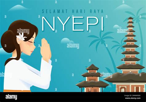 Translation Happy Nyepi Day Happy Bali S Day Of Silence And Hindu