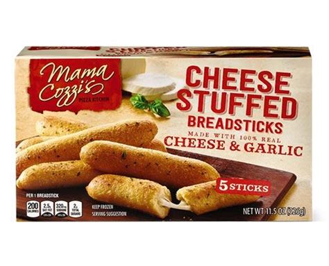 Mama Cozzi S Pizza Kitchen Cheese Stuffed Breadsticks Aldi Us